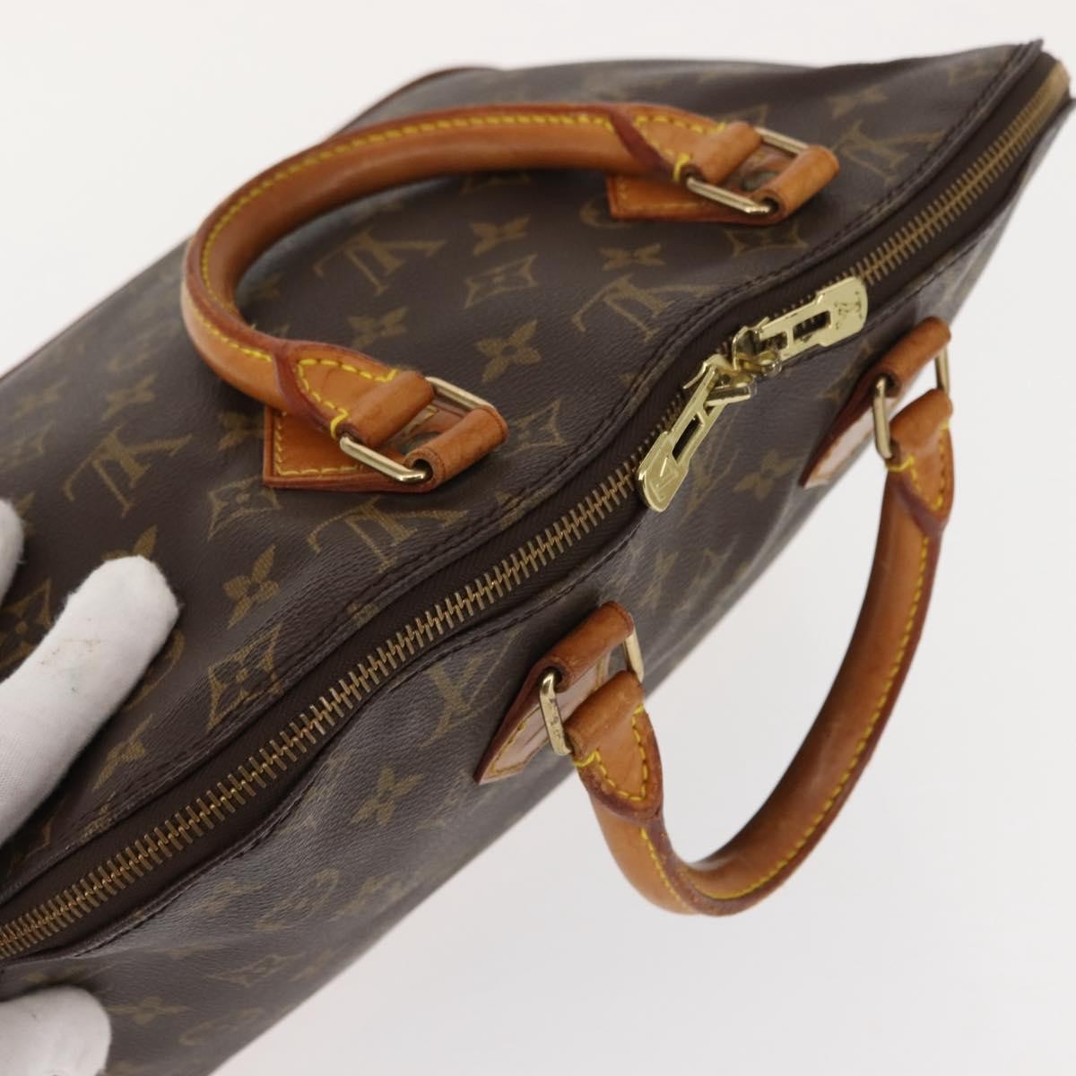 Louis Vuitton Vintage Alma Handbag Monogram Canvas Brown Canvas Handbag (Pre-Owned)