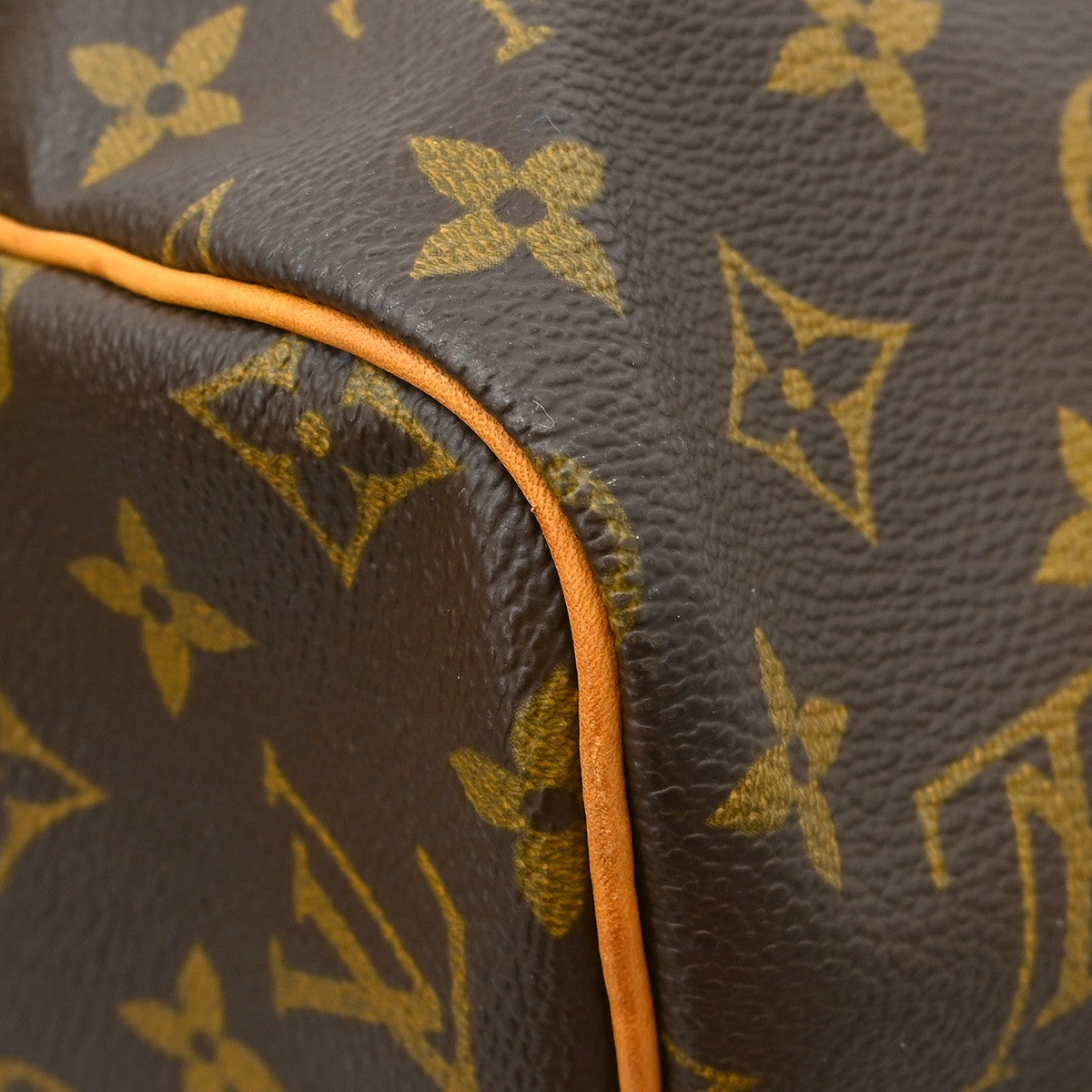 Louis Vuitton Speedy Handbag Monogram Canvas Brown Canvas Handbag (Pre-Owned)