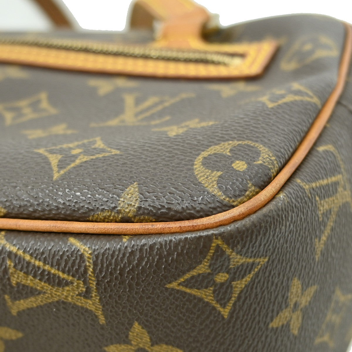 Louis Vuitton Cite Handbag Monogram Canvas Brown Canvas Shoulder Bag Bag (Pre-Owned)