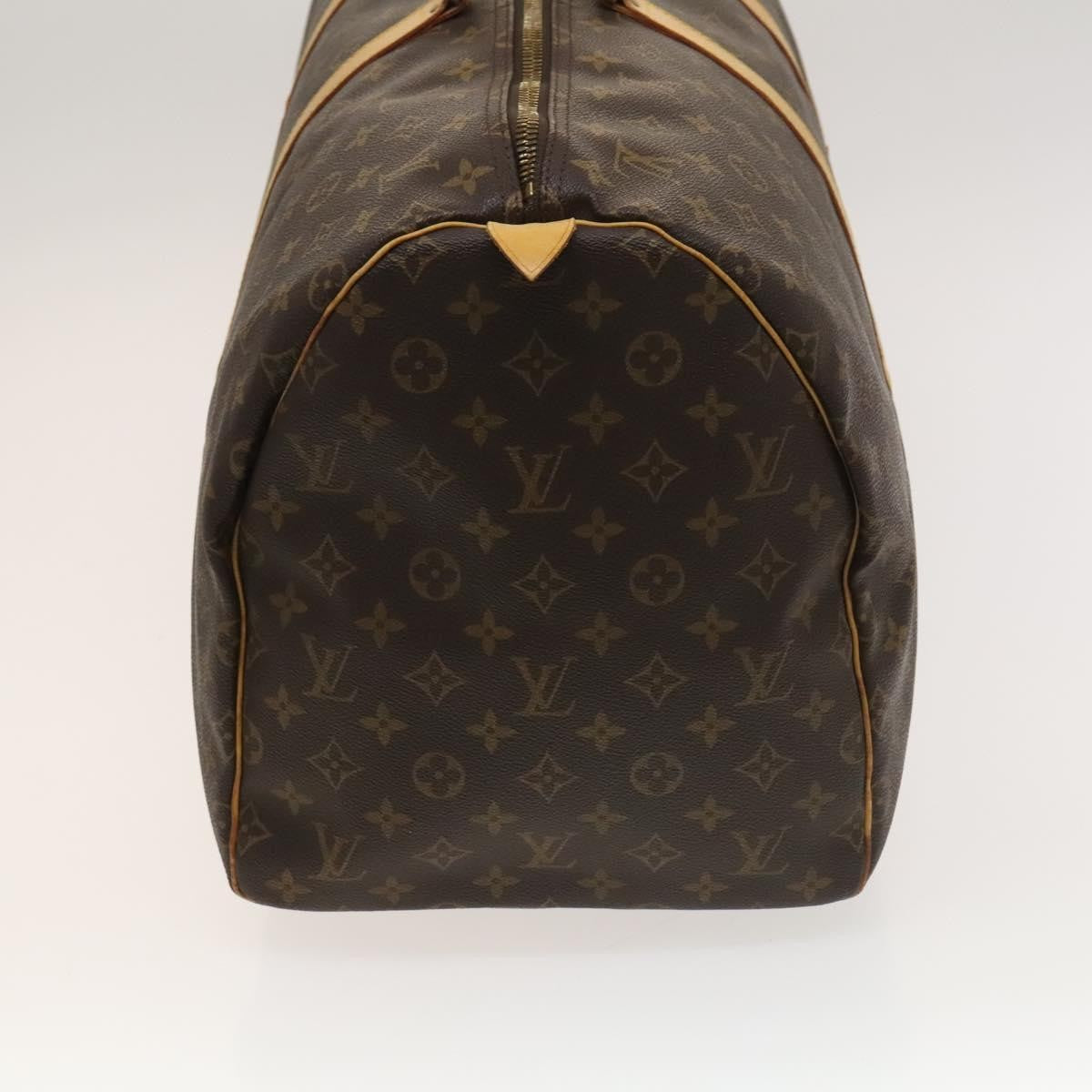 Louis Vuitton Keepall Bag Monogram Canvas Brown Canvas Travel Bag Bag (Pre-Owned)