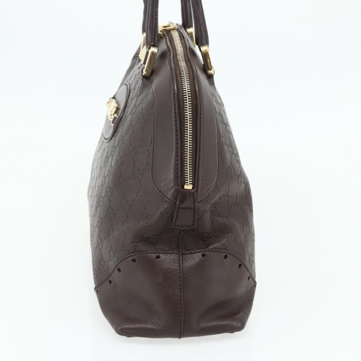 Gucci Guccissima Shoulder Bag Brown Canvas Handbag (Pre-Owned)