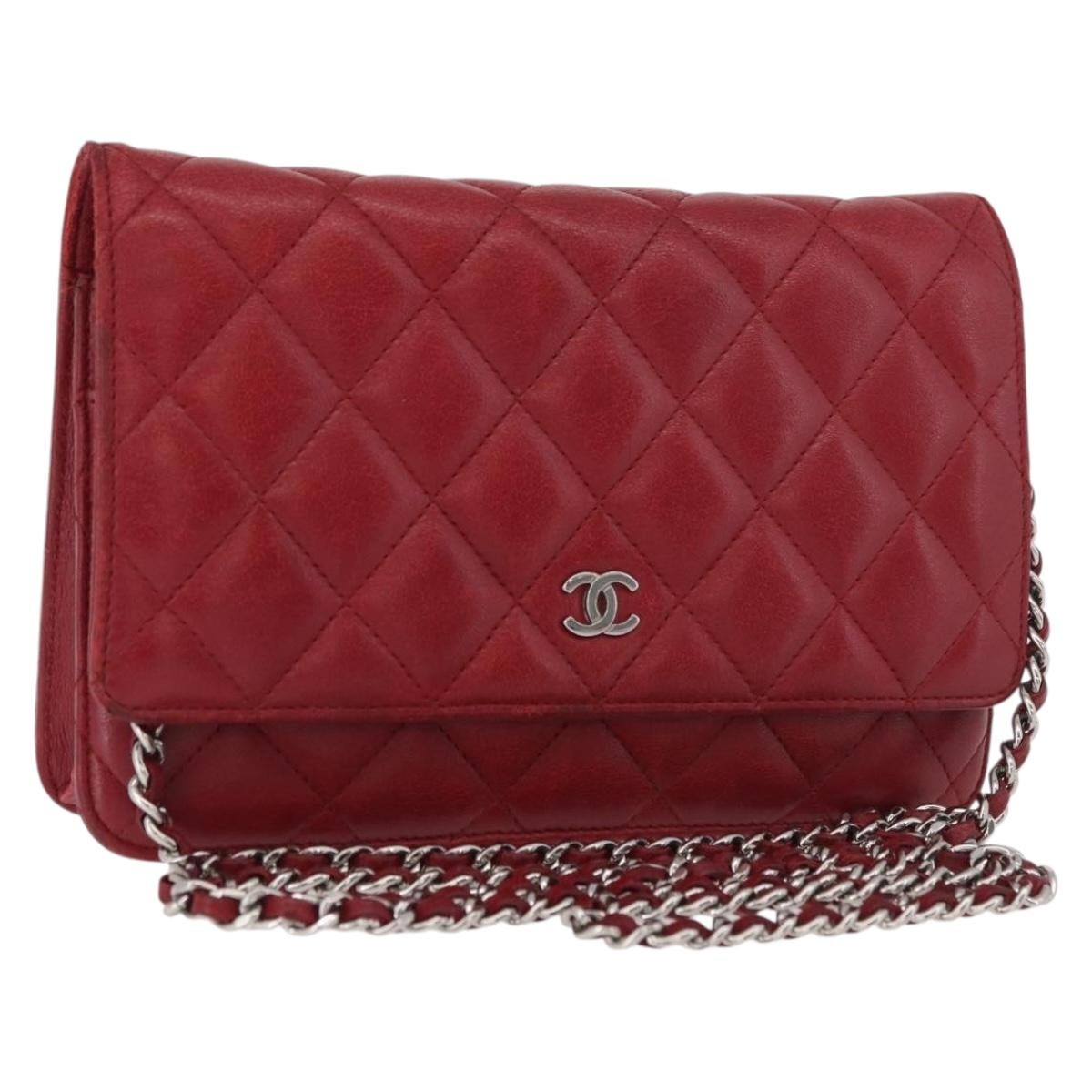 Chanel Wallet On Chain Leather Multicolour Leather Shoulder Bag Bag (Pre-Owned)