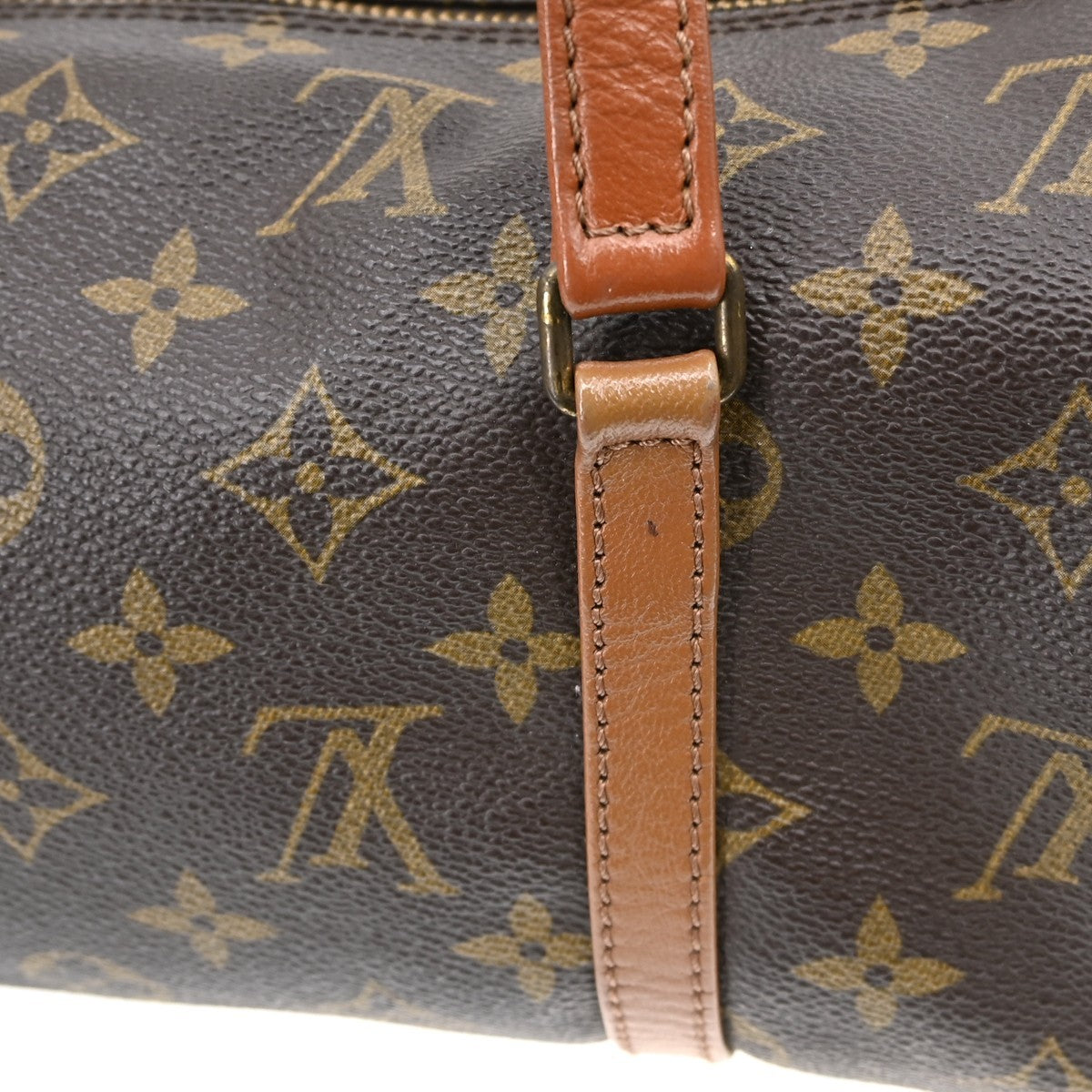 Louis Vuitton Papillon Handbag Monogram Canvas Brown Canvas Handbag (Pre-Owned)