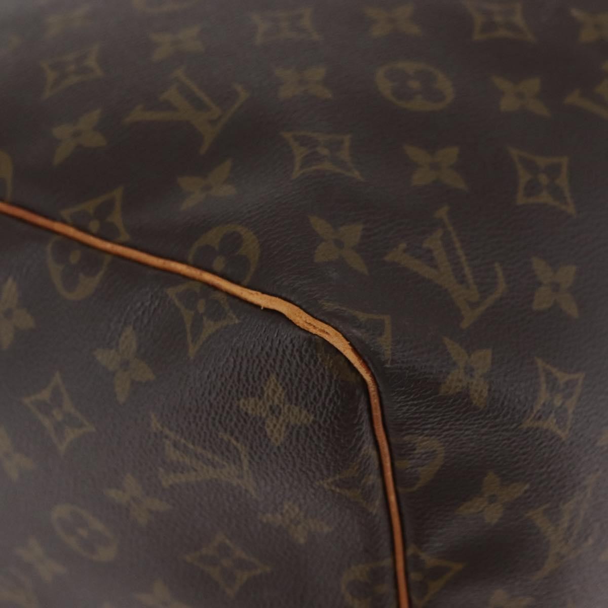 Louis Vuitton Keepall Bag Monogram Canvas Brown Canvas Travel Bag Bag (Pre-Owned)