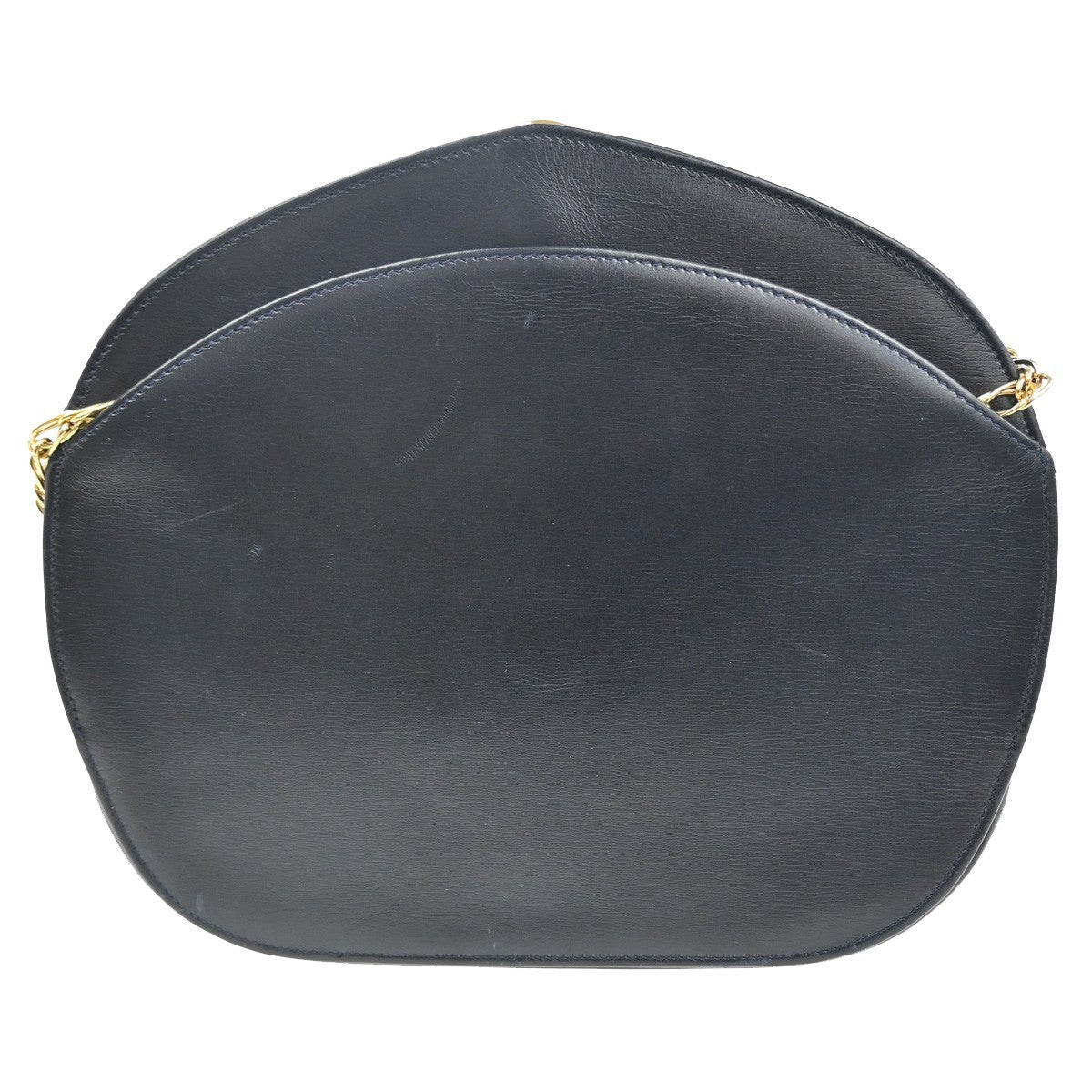 Cartier Vintage Shoulder Bag Leather Navy Leather Shoulder Bag Bag (Pre-Owned)