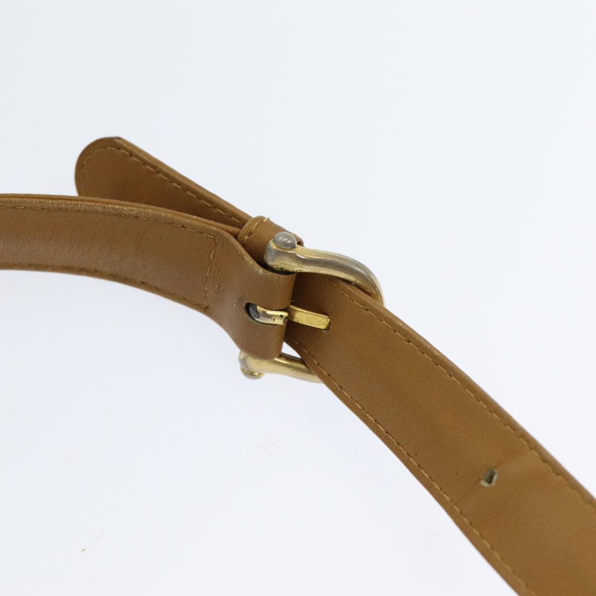 Celine Vintage Macadam Shoulder Bag Canvas And Leather Beige Canvas Shoulder Bag Bag (Pre-Owned)