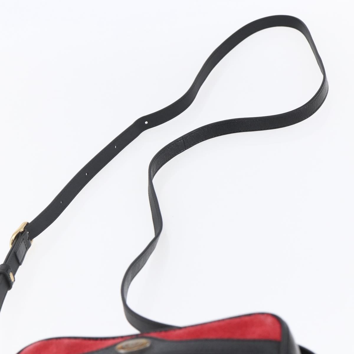 Gucci Ophidia Shoulder Bag Suede Red Suede Shoulder Bag Bag (Pre-Owned)