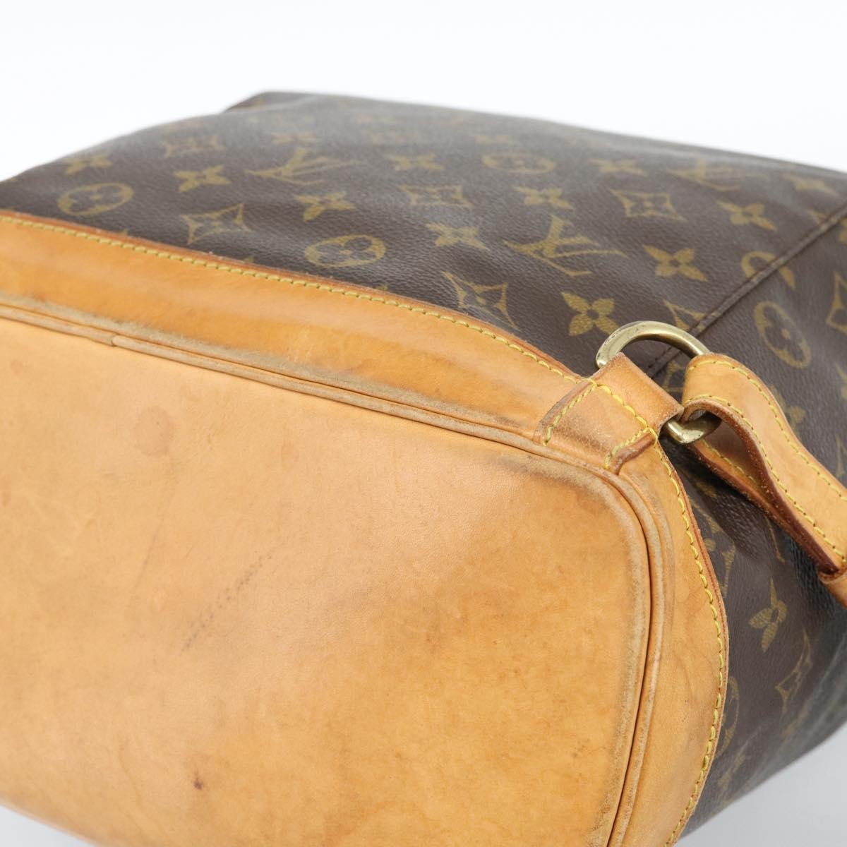Louis Vuitton Vintage Montsouris Backpack Monogram Canvas Brown Canvas Backpack Bag (Pre-Owned)