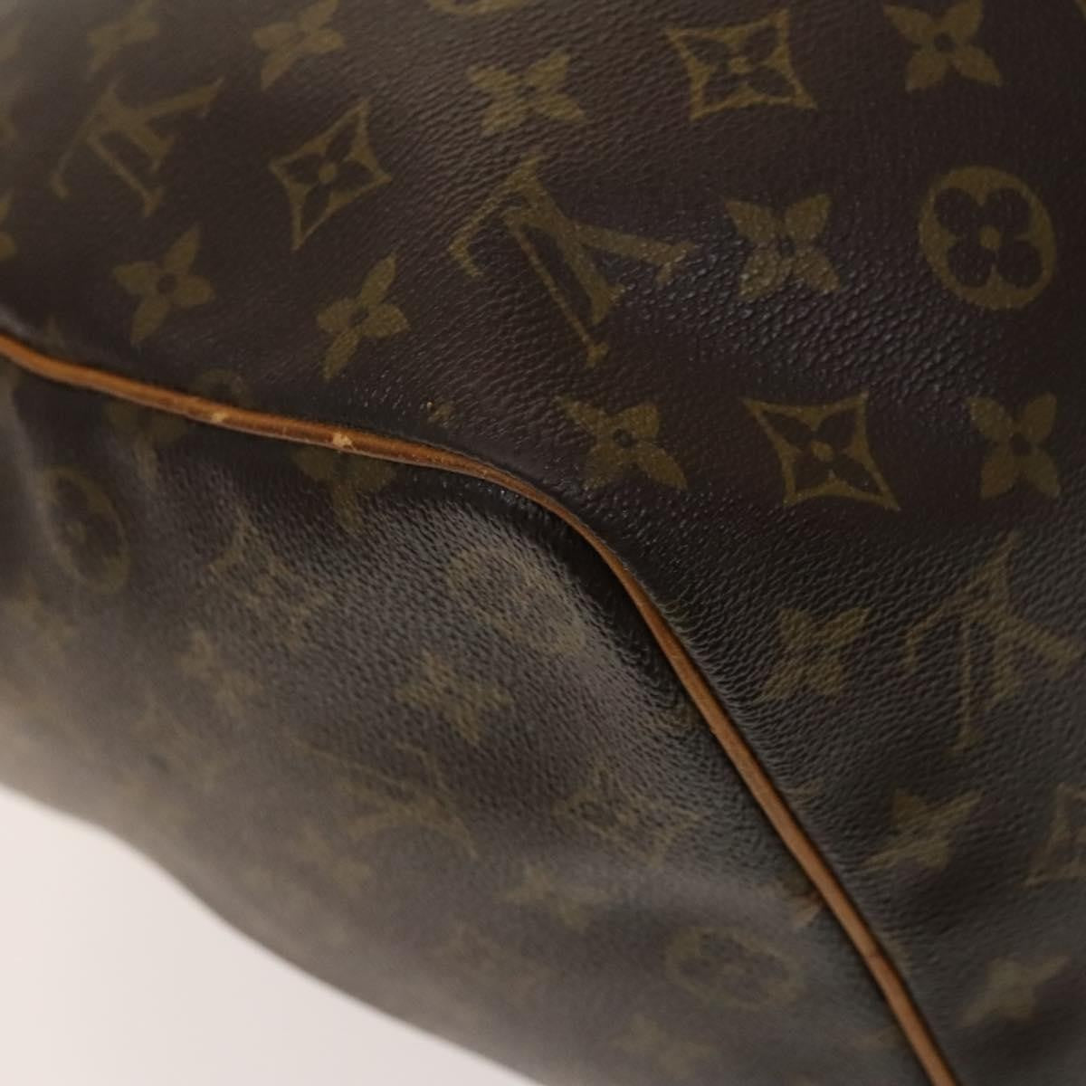 Louis Vuitton Keepall Bag Monogram Canvas Brown Canvas Travel Bag Bag (Pre-Owned)