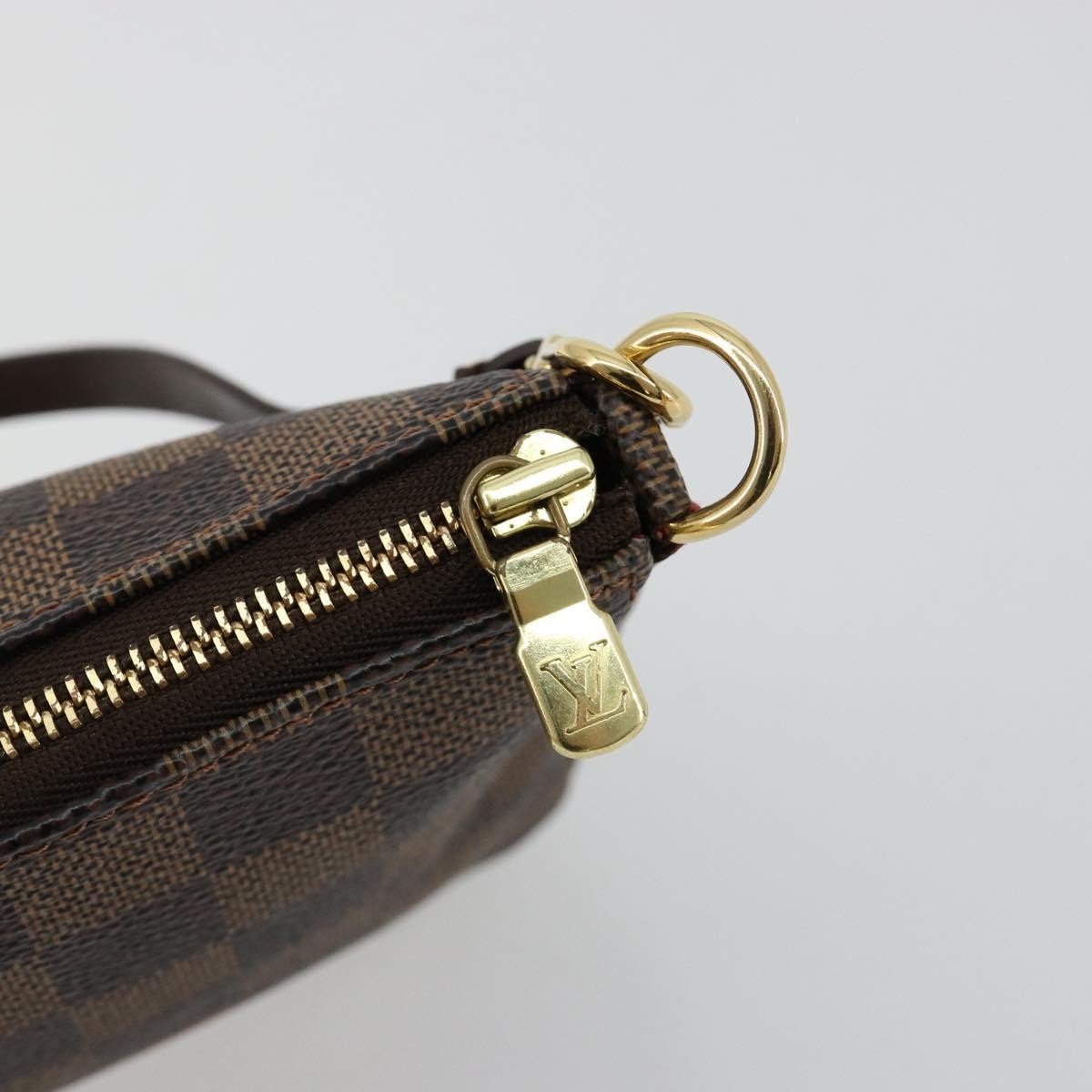 Louis Vuitton Pochette Accessoires Nm Damier Brown Canvas Clutche & Pouche Bag (Pre-Owned)
