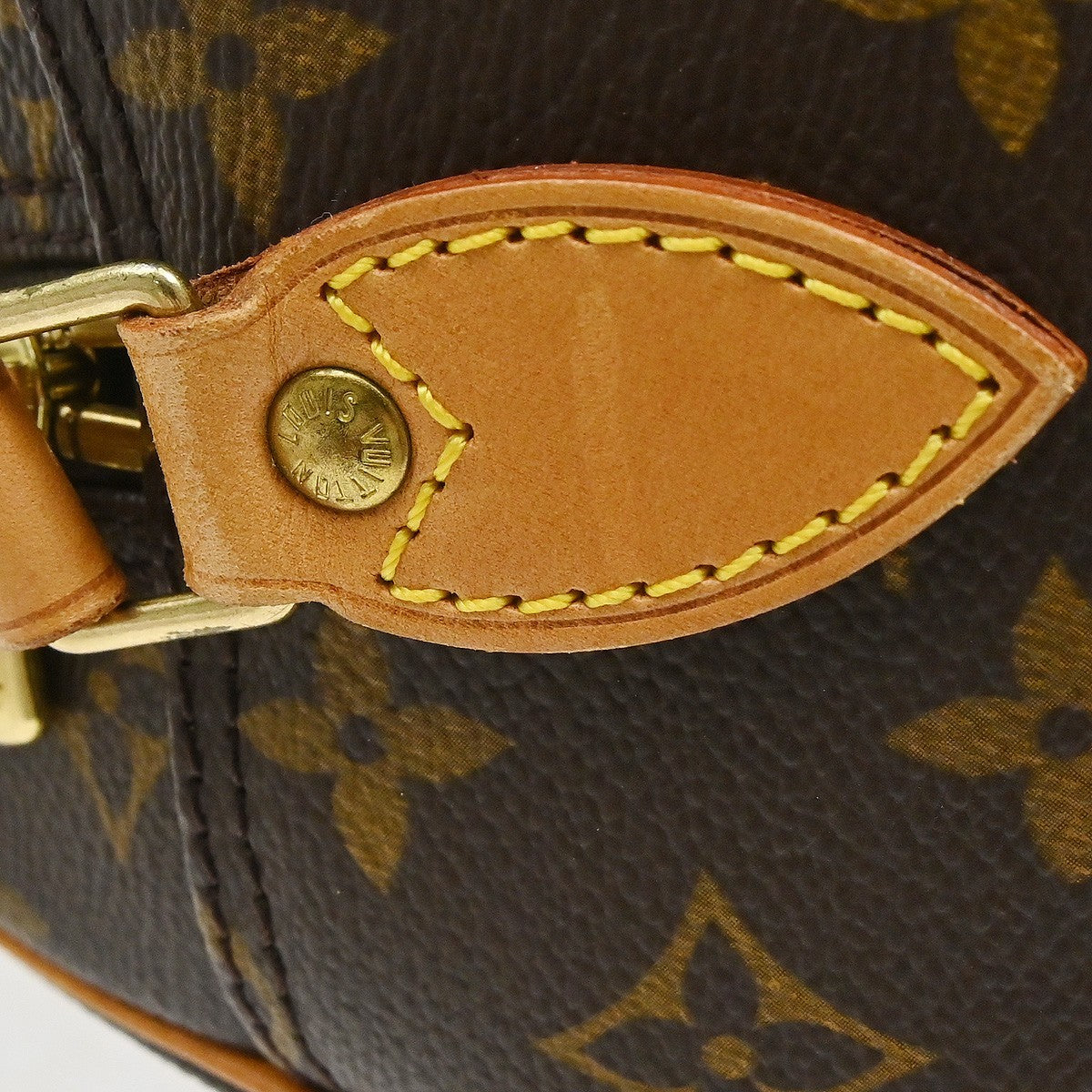 Louis Vuitton Blois Handbag Monogram Canvas Brown Canvas Shoulder Bag Bag (Pre-Owned)