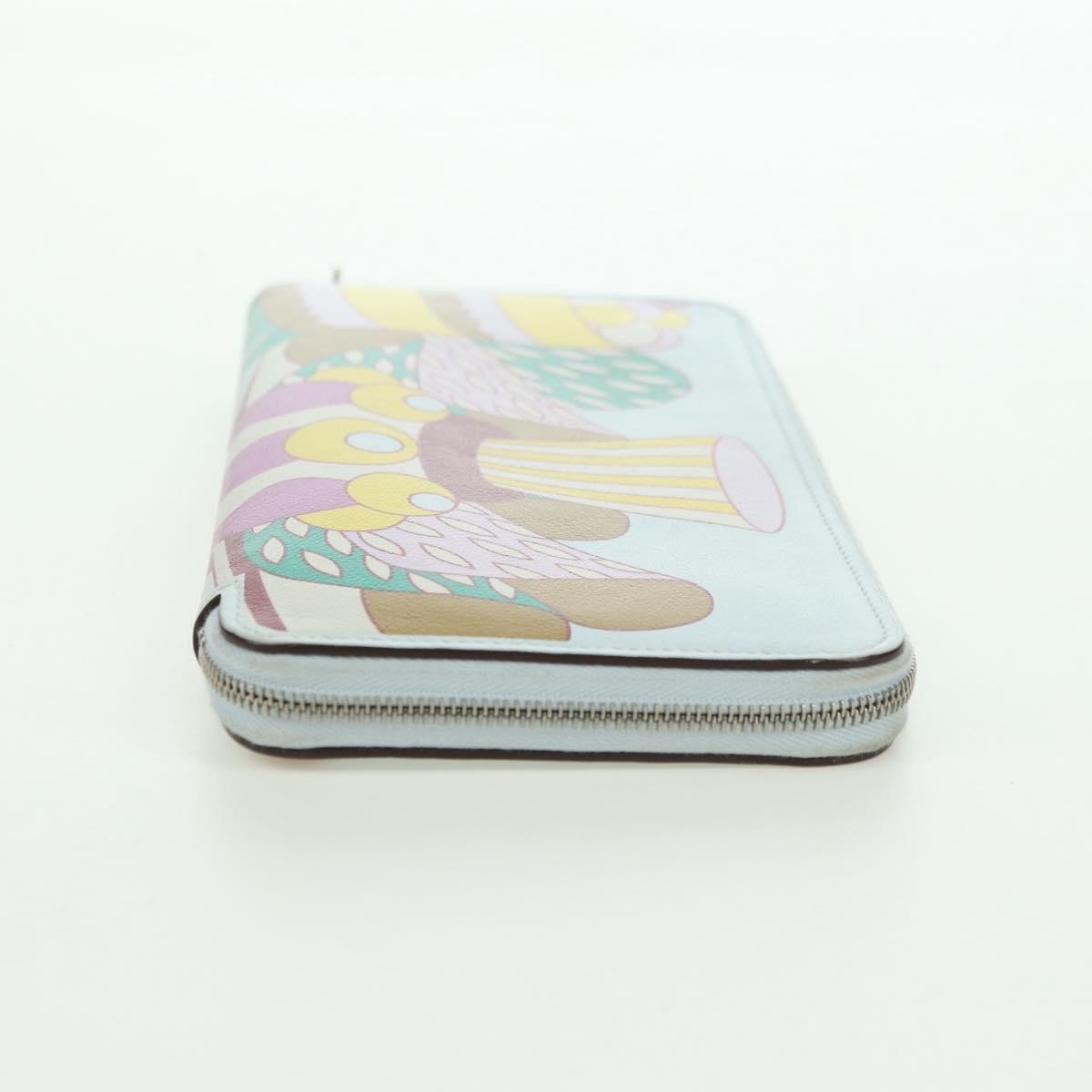 Hermes Azap Zip Around Wallet Printed Leather Multicolour Leather Wallets Accessory (Pre-Owned)