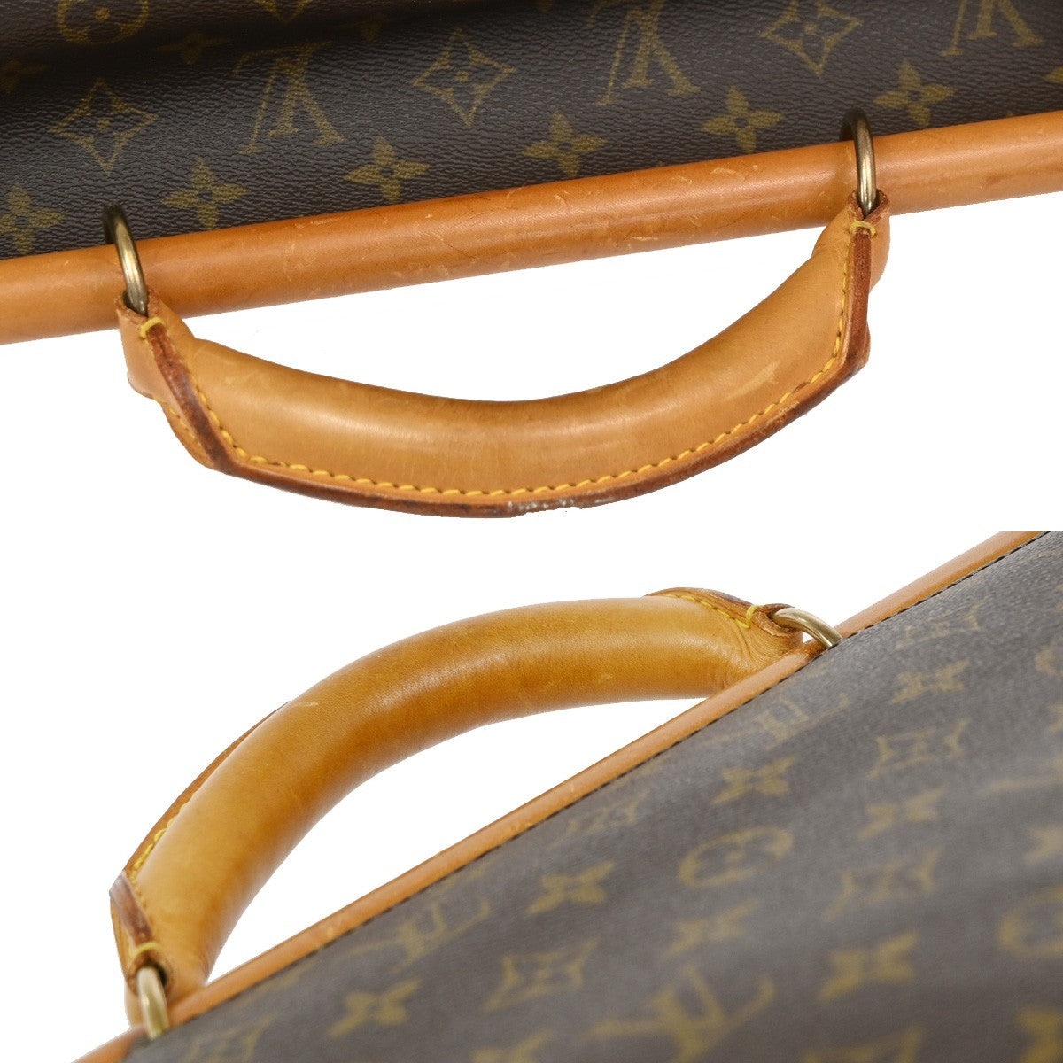Louis Vuitton Sac Chasse Hunting Bag Monogram Canvas Brown Canvas Travel Bag Bag (Pre-Owned)