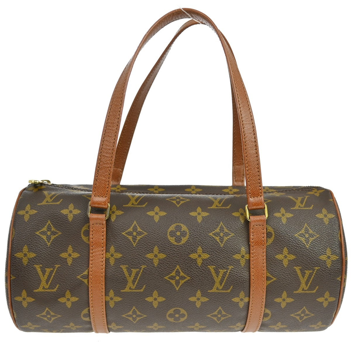 Louis Vuitton Papillon Handbag Monogram Canvas Brown Canvas Handbag (Pre-Owned)