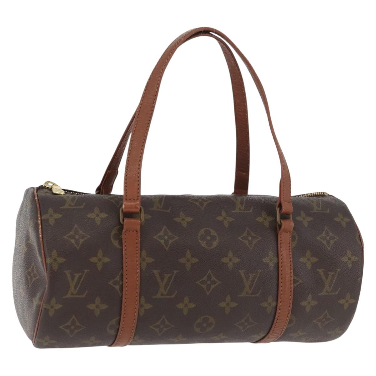 Louis Vuitton Papillon Handbag Monogram Canvas Brown Canvas Handbag (Pre-Owned)