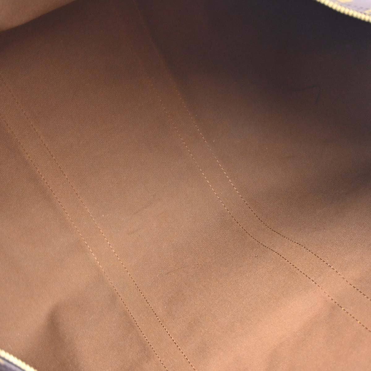 Louis Vuitton Keepall Bandouliere Bag Monogram Canvas Brown Canvas Travel Bag Bag (Pre-Owned)