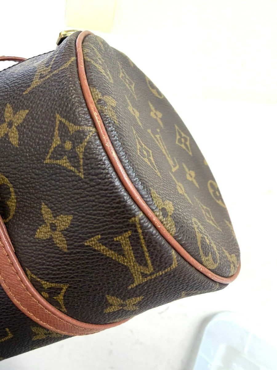 Louis Vuitton Papillon Handbag Monogram Canvas Brown Canvas Handbag (Pre-Owned)