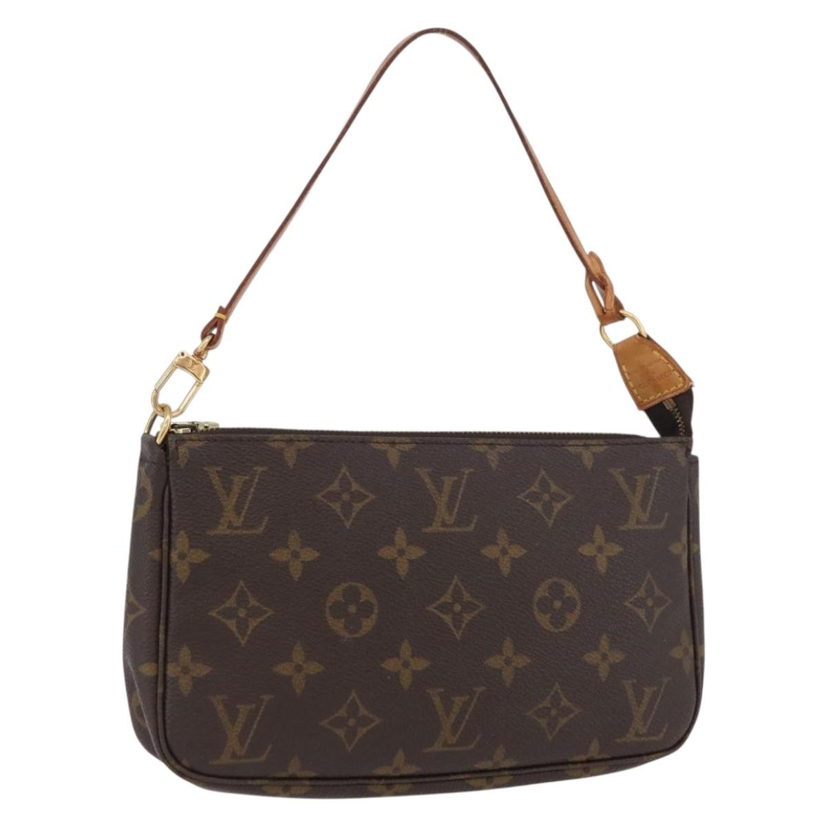 Louis Vuitton Pochette Accessoires Nm Monogram Canvas Brown Canvas Clutche & Pouche Bag (Pre-Owned)