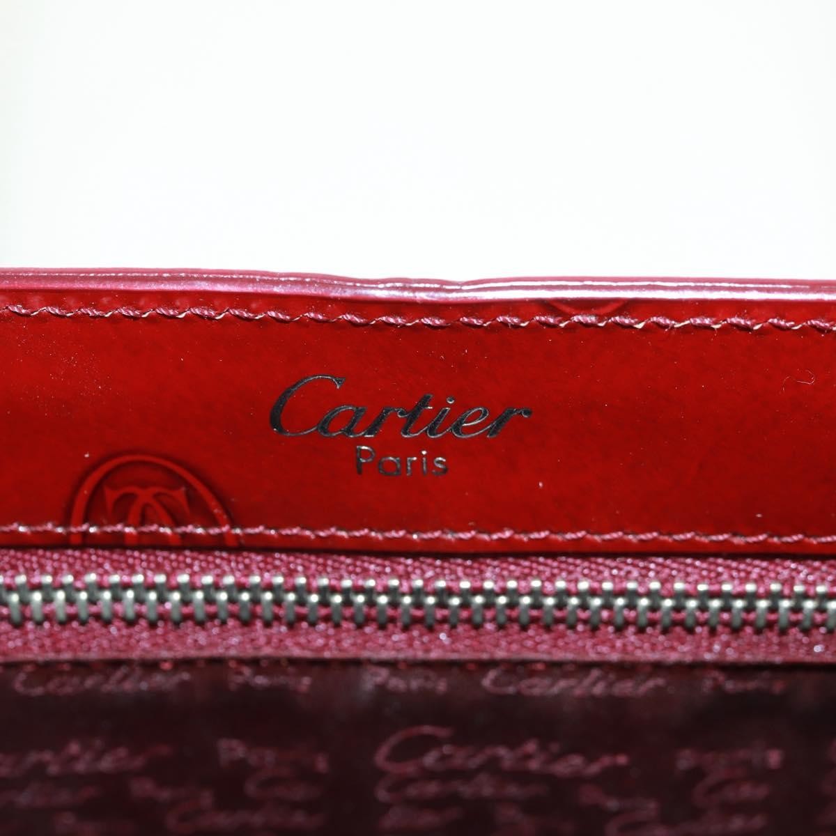 Cartier Happy Birthday Handbag Patent Leather Red Patent_Leather Handbag (Pre-Owned)