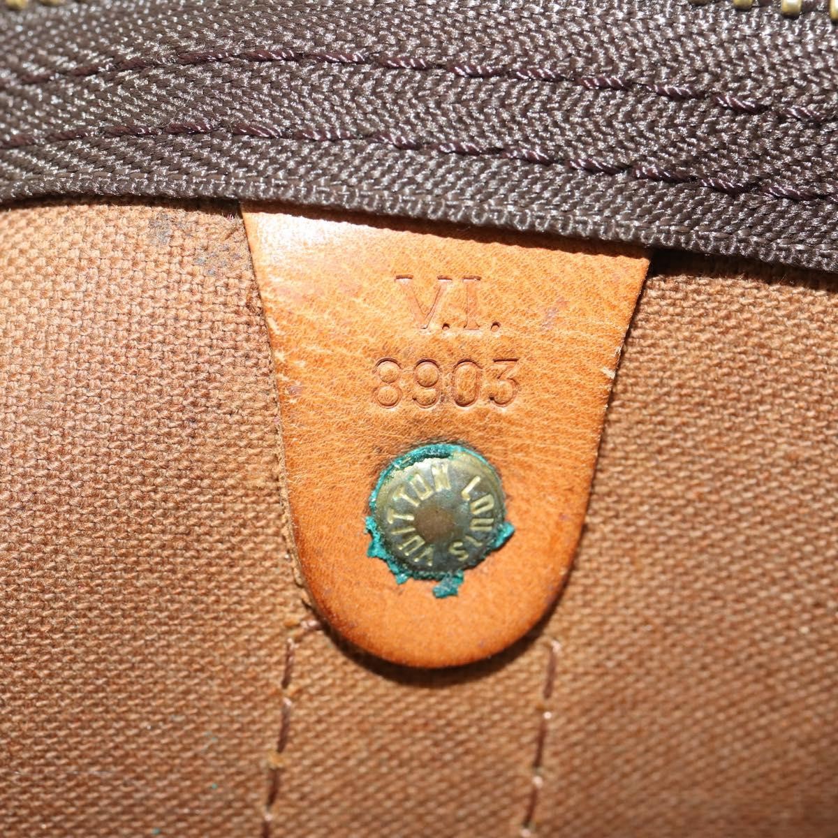 Louis Vuitton Keepall Bag Monogram Canvas Brown Canvas Travel Bag Bag (Pre-Owned)