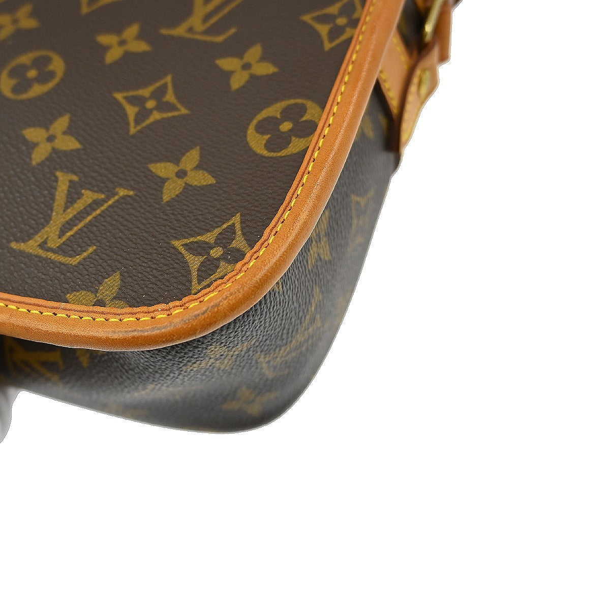Louis Vuitton Sologne Handbag Monogram Canvas Brown Canvas Handbag (Pre-Owned)