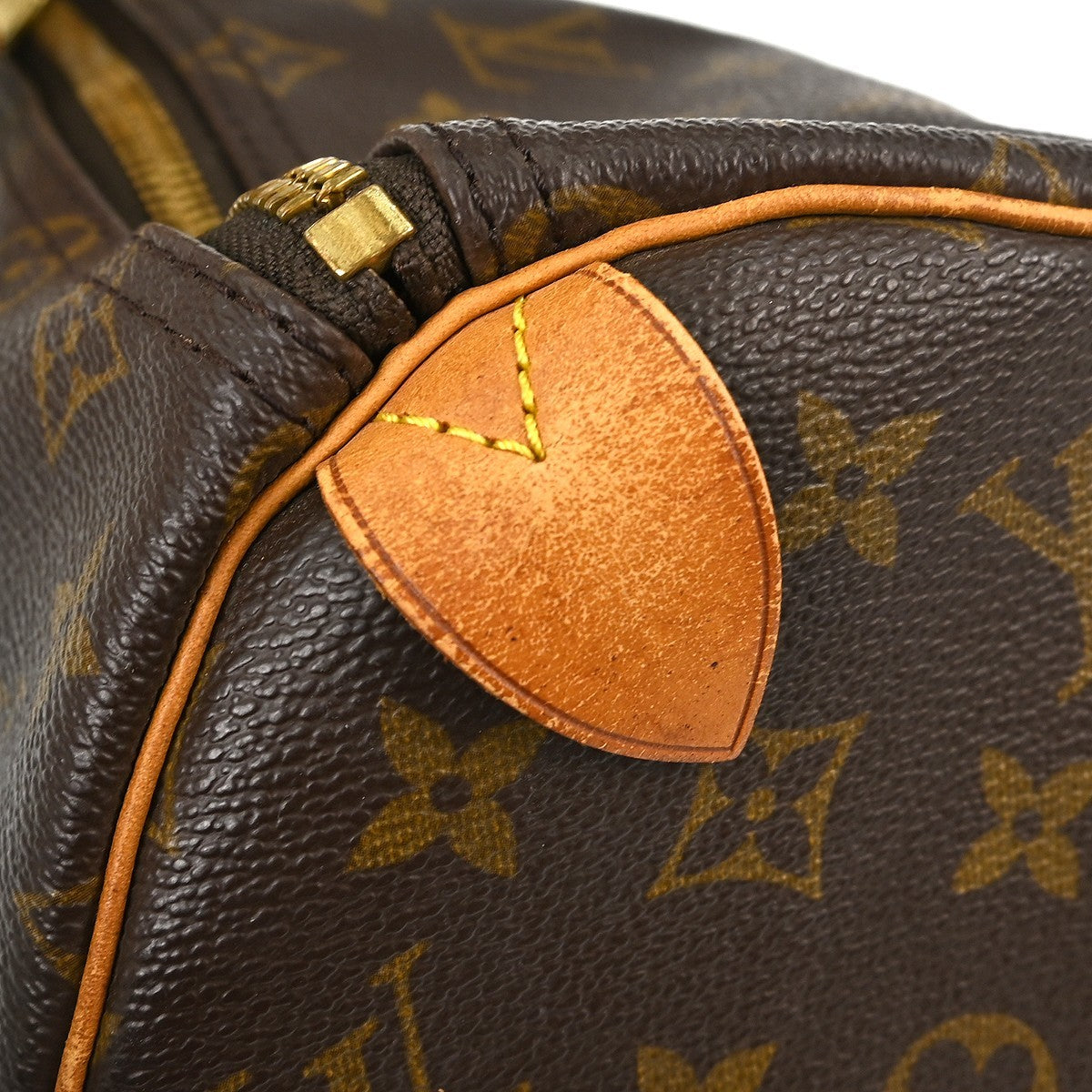 Louis Vuitton Keepall Bag Monogram Canvas Brown Canvas Travel Bag Bag (Pre-Owned)