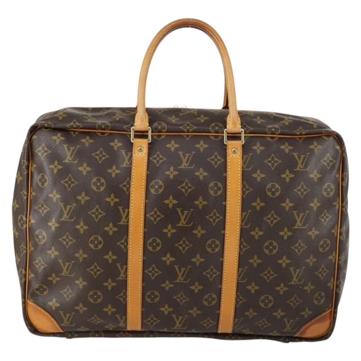 Louis Vuitton Sirius Handbag Monogram Canvas Brown Canvas Travel Bag Bag (Pre-Owned)