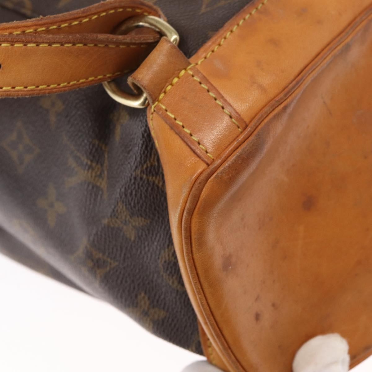 Louis Vuitton Vintage Montsouris Backpack Monogram Canvas Brown Canvas Backpack Bag (Pre-Owned)