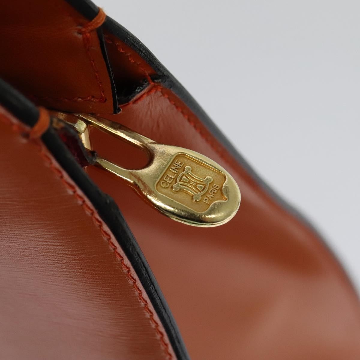 Celine Tote Bag Leather Gold Leather Tote Bag Bag (Pre-Owned)