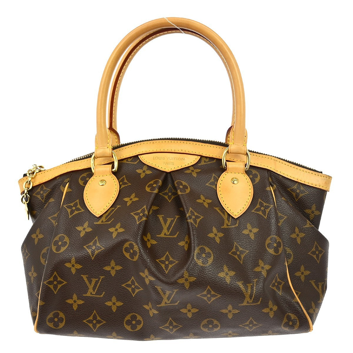 Louis Vuitton Tivoli Handbag Monogram Canvas Brown Canvas Handbag (Pre-Owned)