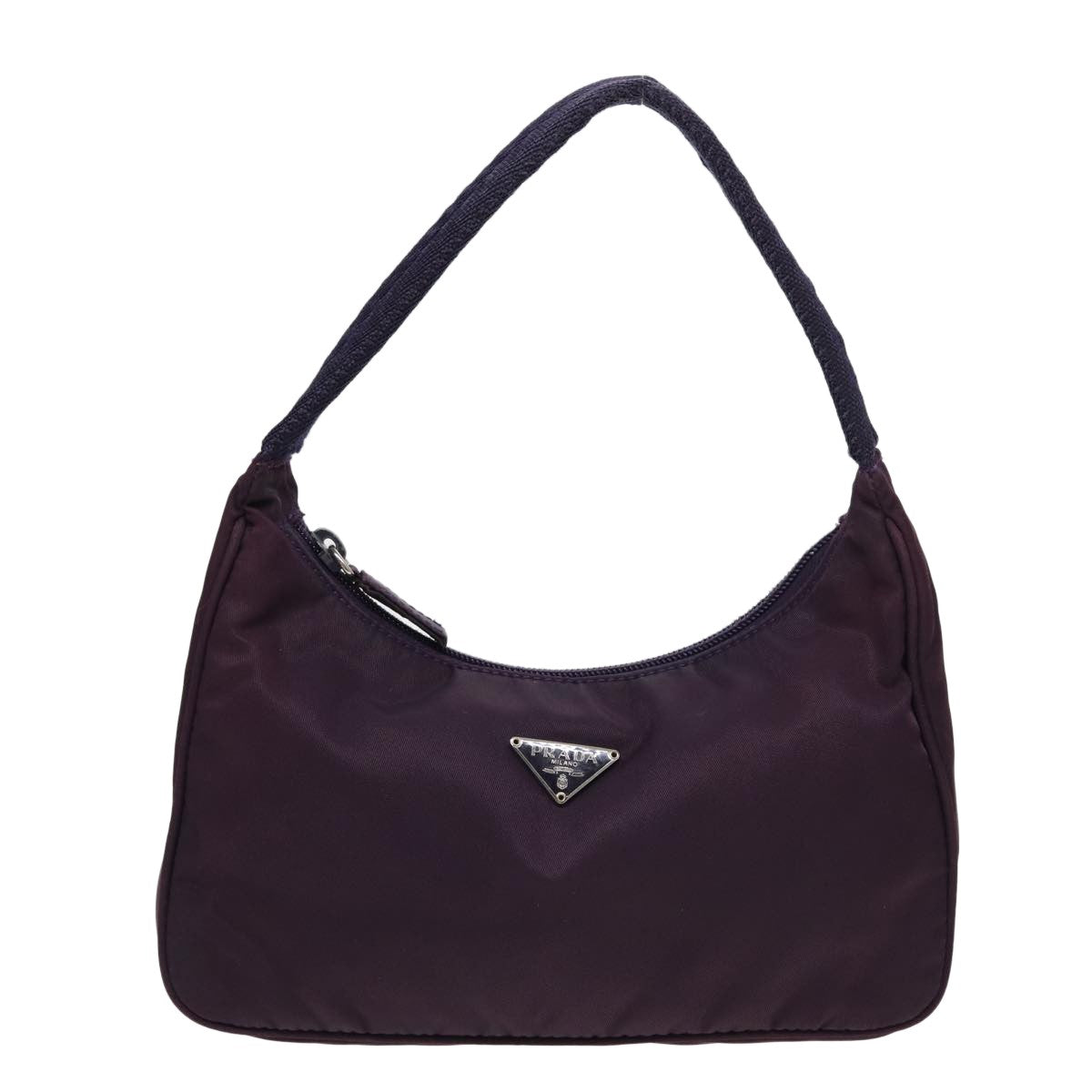 Prada Pochette Shoulder Bag Tessuto Purple Nylon Clutche & Pouche Bag (Pre-Owned)