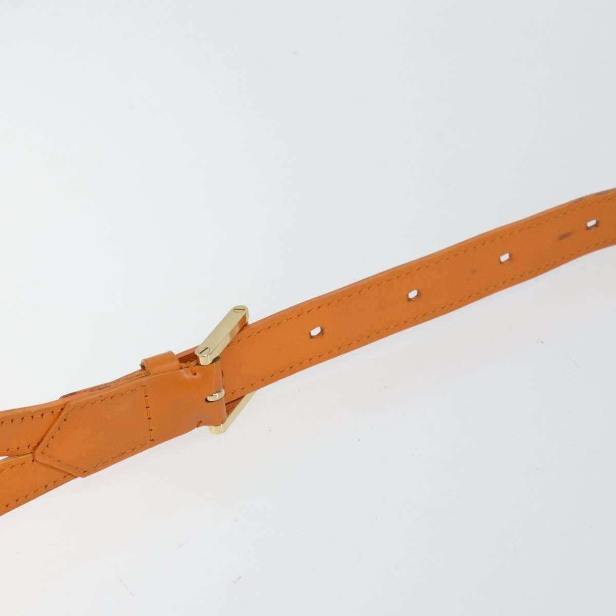 Louis Vuitton Mandara Handbag Epi Leather Orange Leather Shoulder Bag Bag (Pre-Owned)