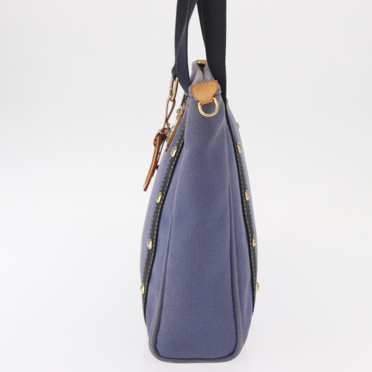Louis Vuitton Antigua Tote Canvas Blue Canvas Tote Bag Bag (Pre-Owned)