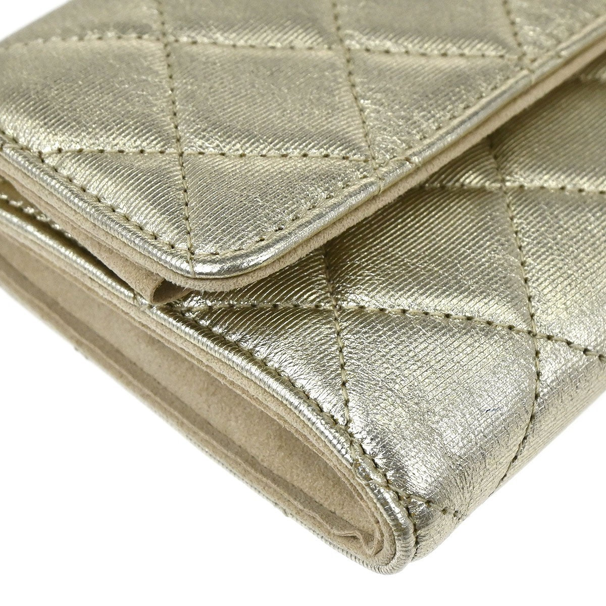 Chanel Reissue 2.55 Clutch Leather Gold Leather Clutche & Pouche Bag (Pre-Owned)