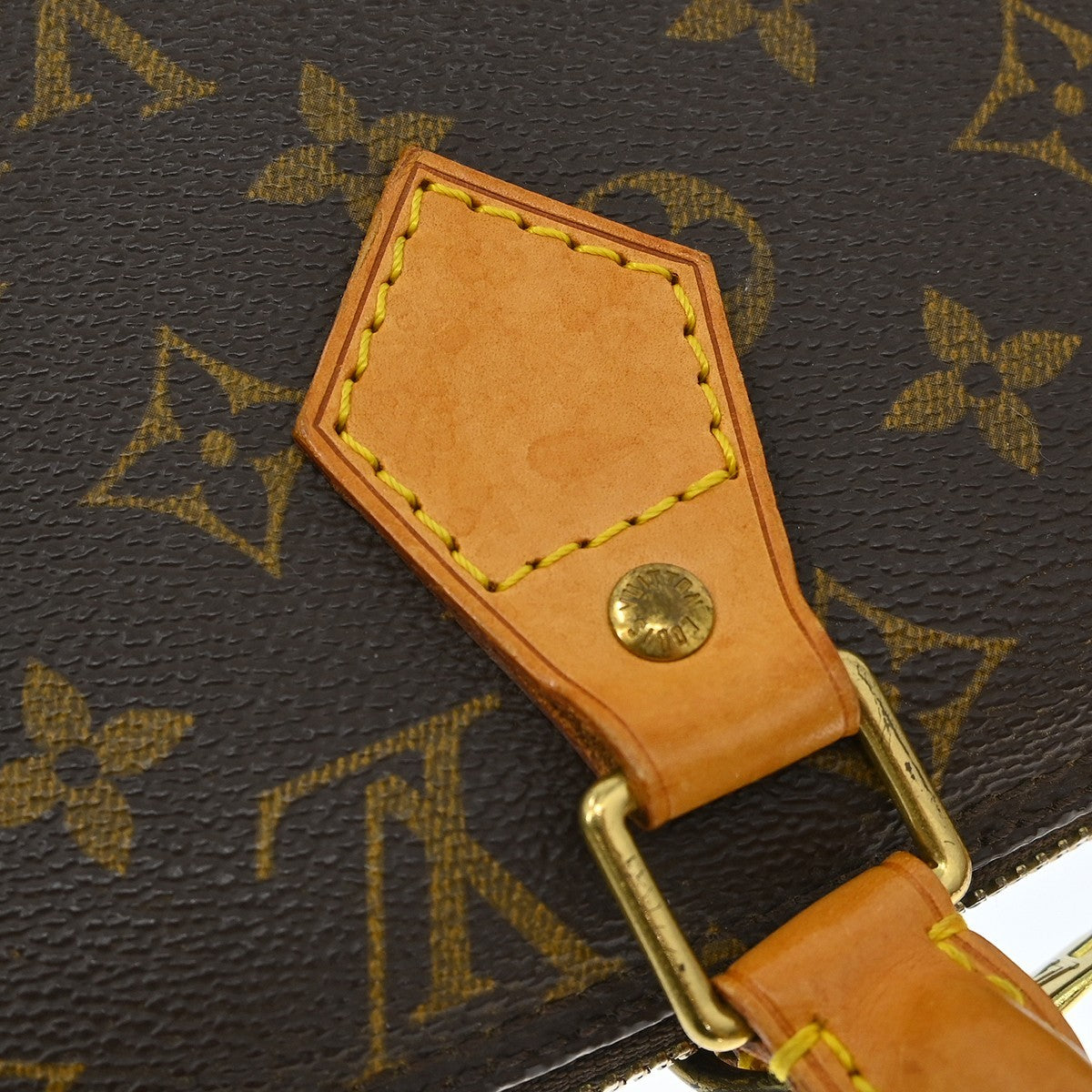 Louis Vuitton Alma Handbag Monogram Canvas Brown Canvas Handbag (Pre-Owned)