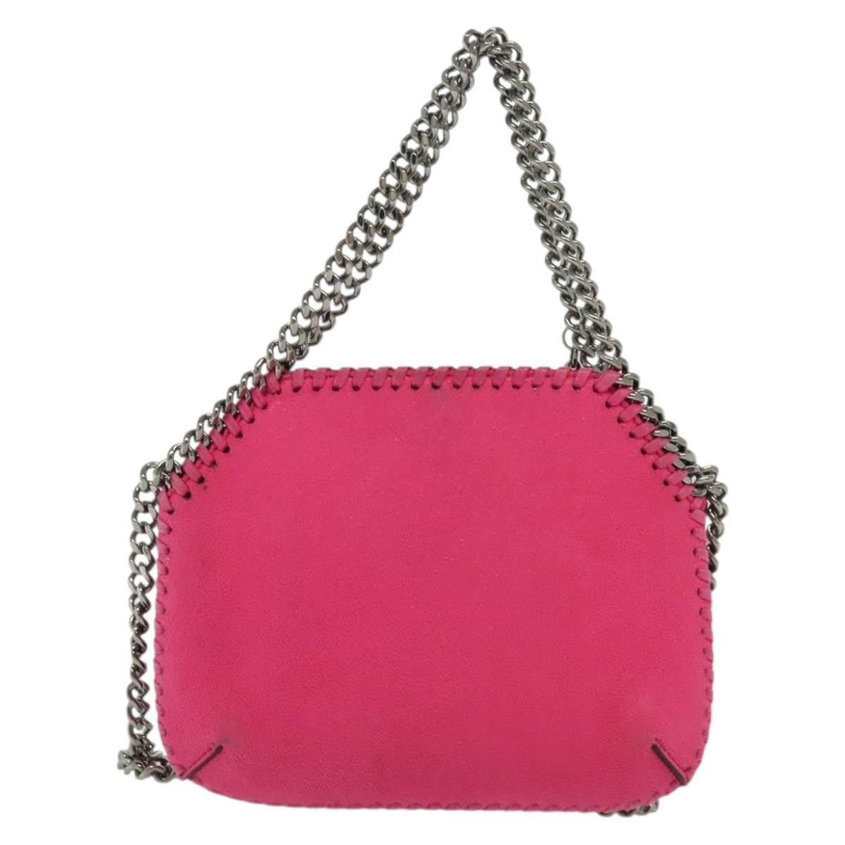 Stella Mccartney Falabella Tote Suede Pink Suede Bag (Pre-Owned)