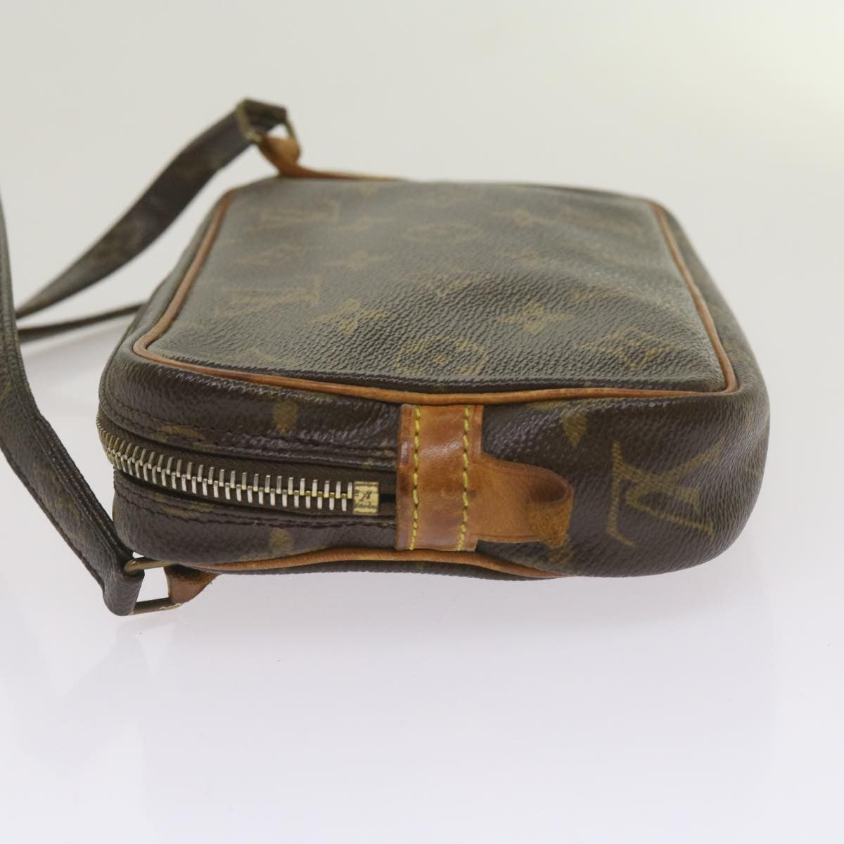 Louis Vuitton Pochette Marly Bandouliere Bag Monogram Canvas Brown Canvas Shoulder Bag Bag (Pre-Owned)