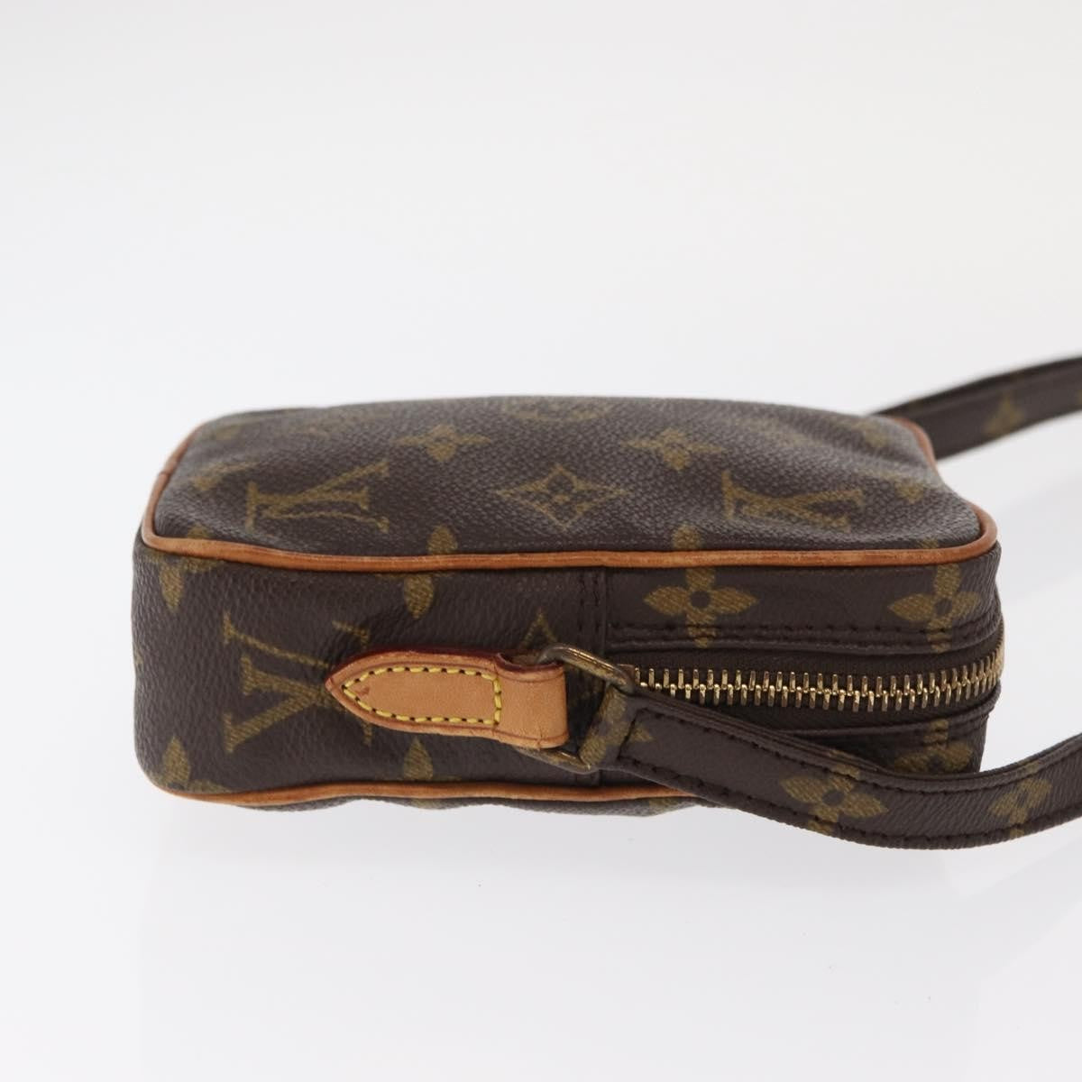 Louis Vuitton Danube Handbag Monogram Canvas Brown Canvas Shoulder Bag Bag (Pre-Owned)