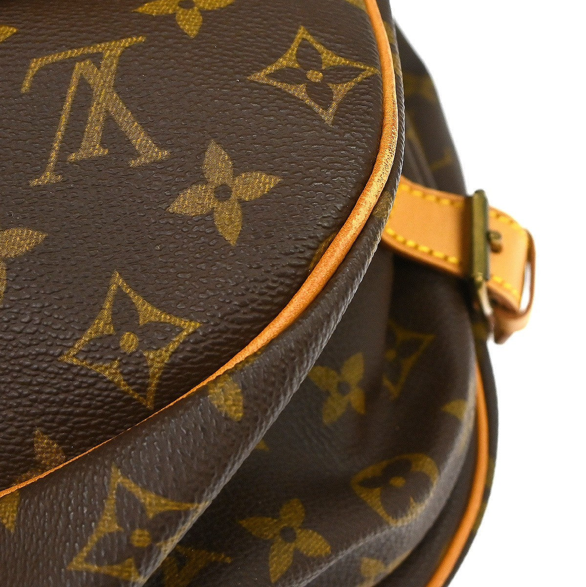 Louis Vuitton Saumur Handbag Monogram Canvas Brown Canvas Shoulder Bag Bag (Pre-Owned)