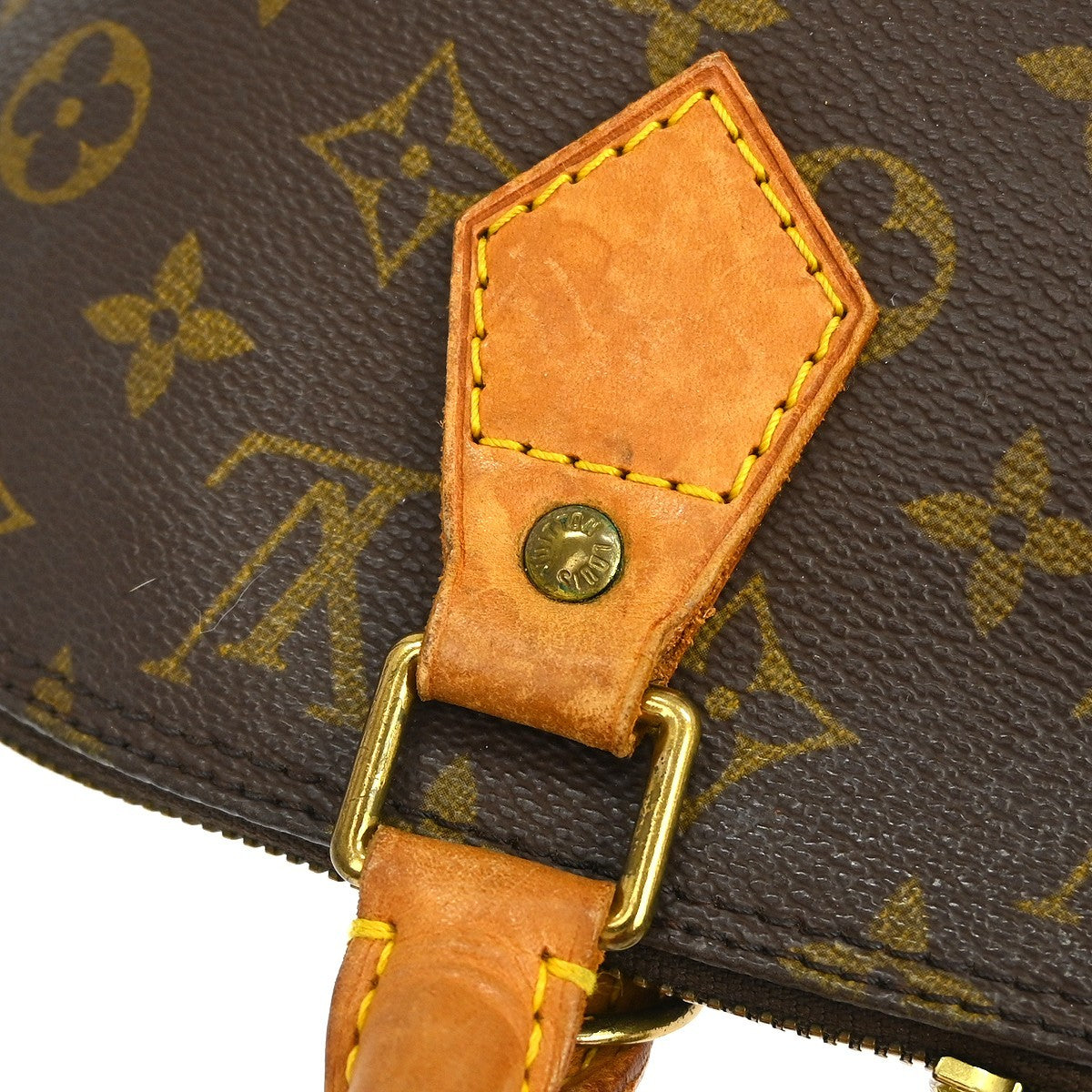 Louis Vuitton Alma Handbag Monogram Canvas Brown Canvas Handbag (Pre-Owned)