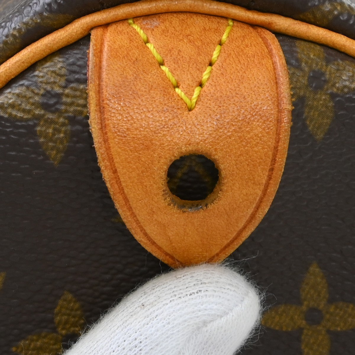 Louis Vuitton Speedy Handbag Monogram Canvas Brown Canvas Handbag (Pre-Owned)