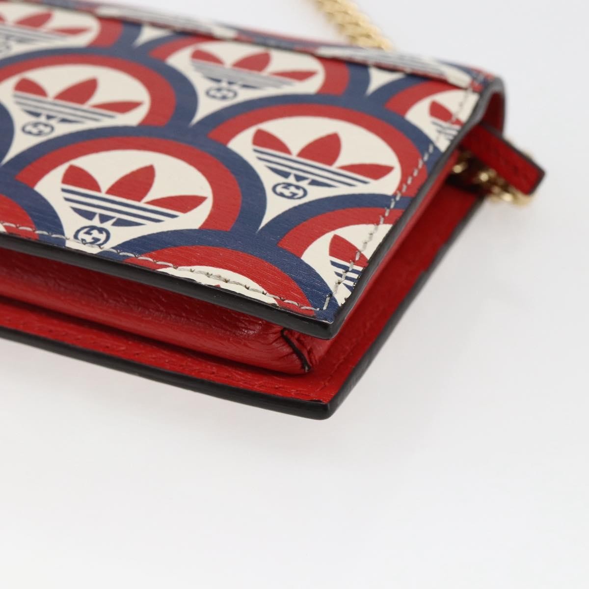 Gucci X Adidas Wallet On Chain Leather Multicolour Leather Shoulder Bag Bag (Pre-Owned)