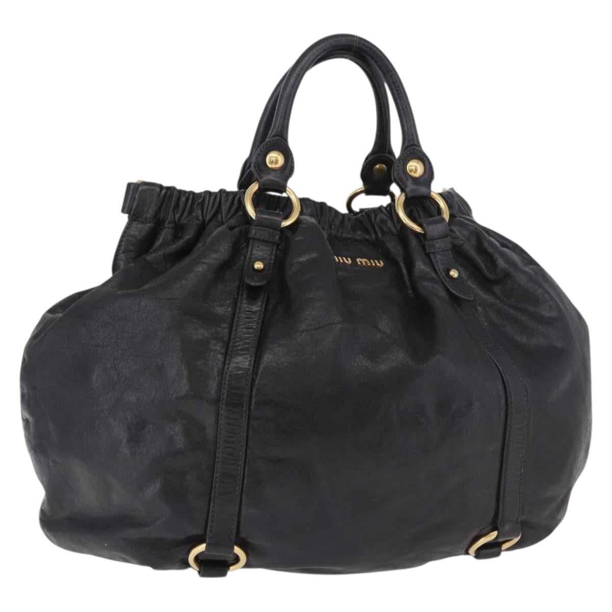 Miu Miu Shopping Tote Leather Multicolour Leather Handbag (Pre-Owned)
