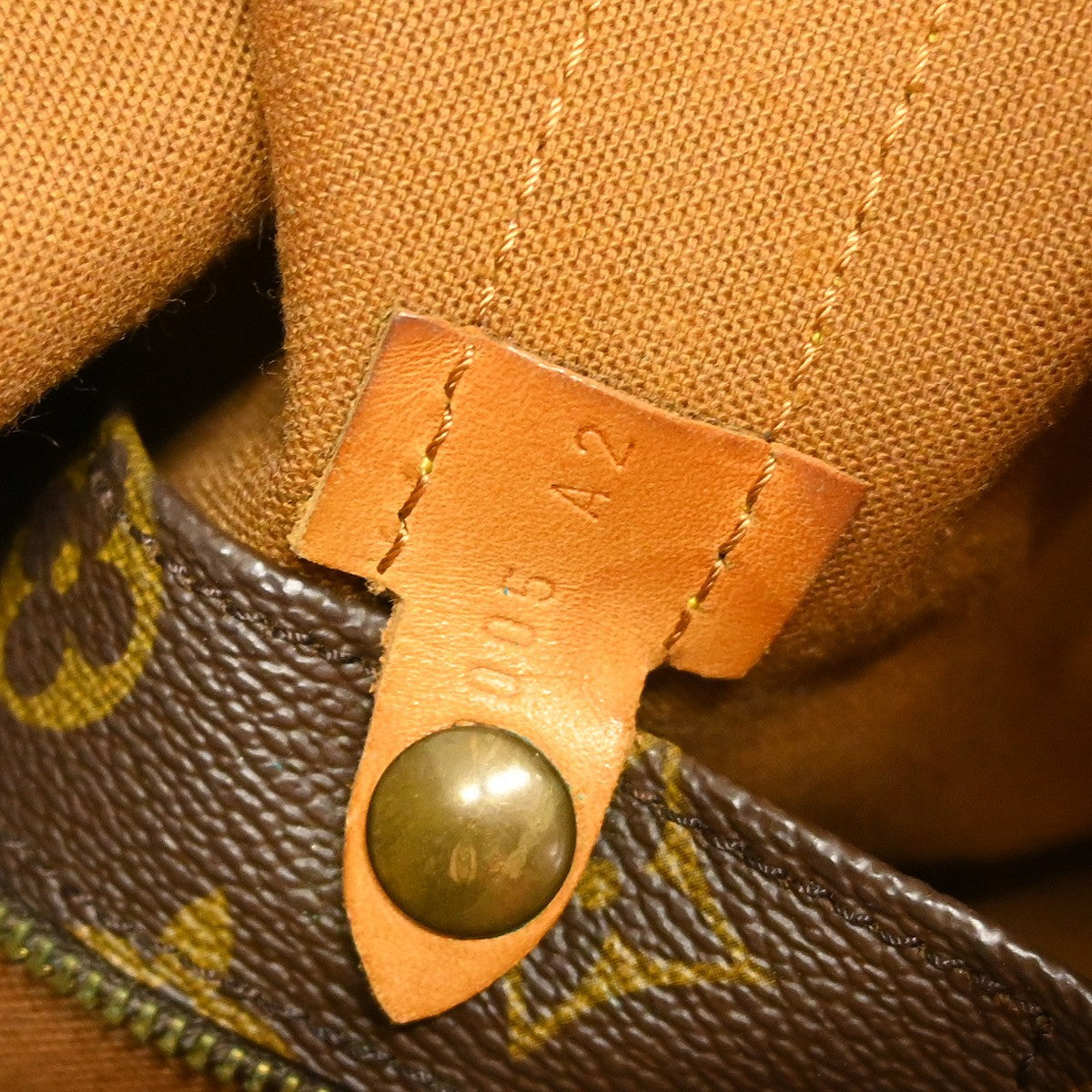 Louis Vuitton Randonnee Backpack Monogram Canvas Brown Canvas Backpack Bag (Pre-Owned)