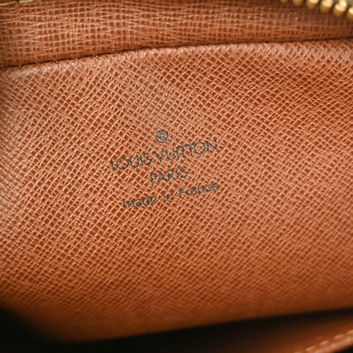 Louis Vuitton Danube Handbag Monogram Canvas Brown Canvas Shoulder Bag Bag (Pre-Owned)
