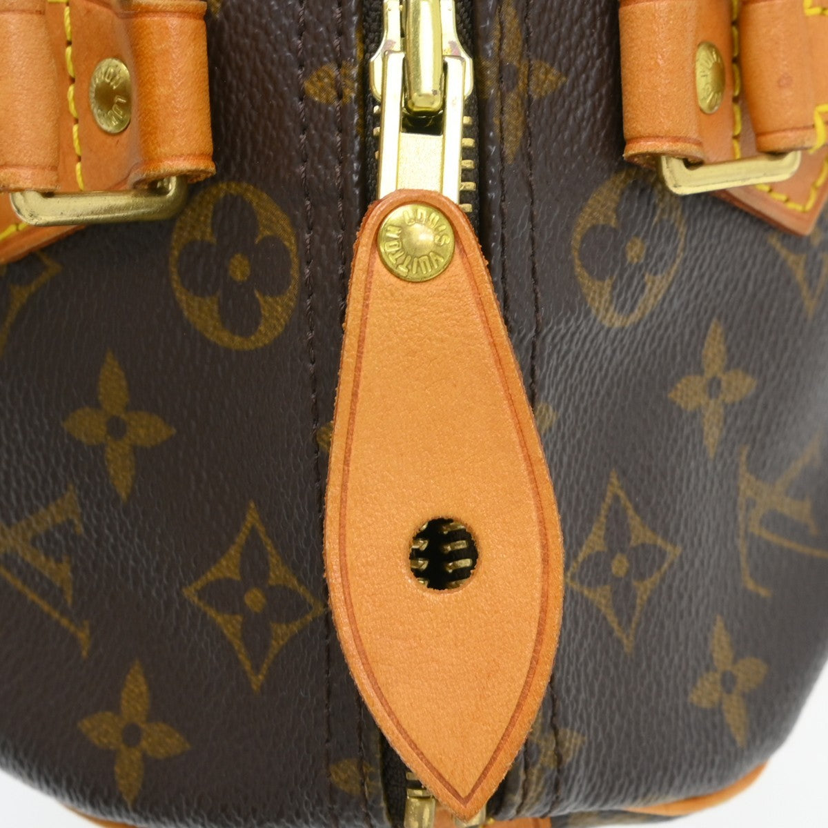 Louis Vuitton Speedy Handbag Monogram Canvas Brown Canvas Handbag (Pre-Owned)