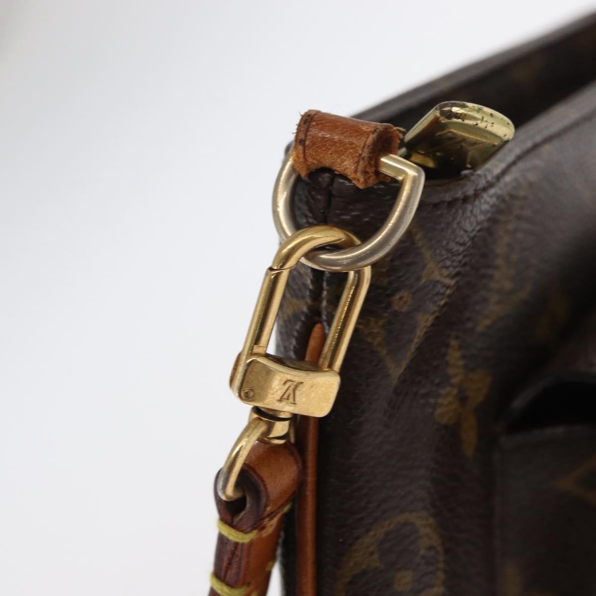 Louis Vuitton Partition Wristlet Clutch Monogram Canvas Brown Canvas Clutche & Pouche Bag (Pre-Owned)