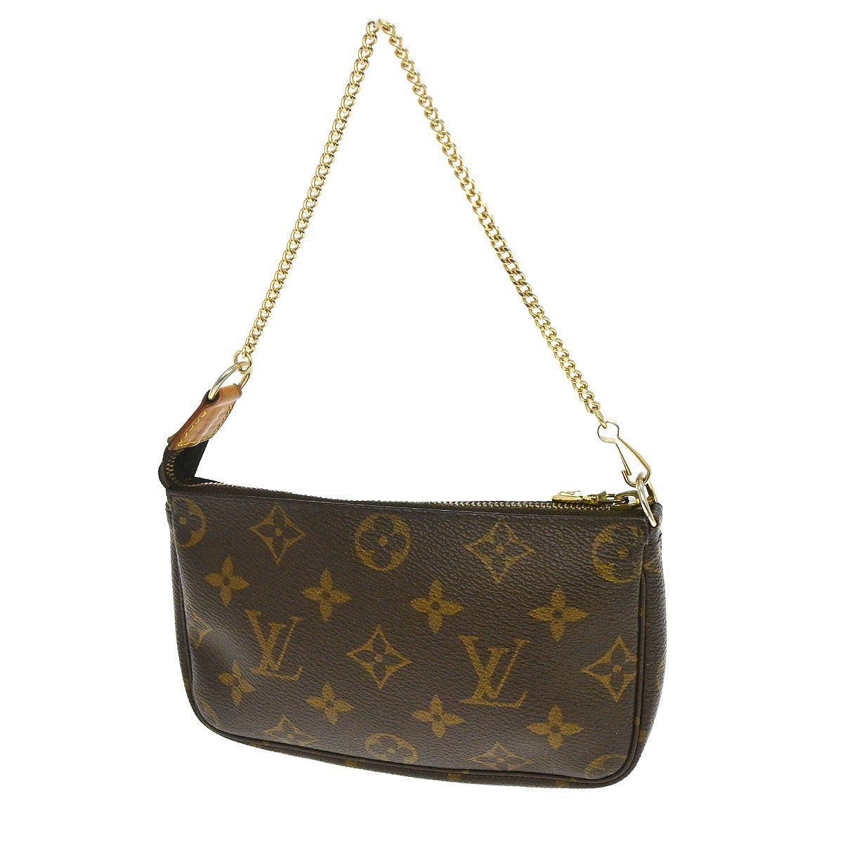 Louis Vuitton Pochette Accessoires Nm Monogram Canvas Brown Canvas Clutche & Pouche Bag (Pre-Owned)