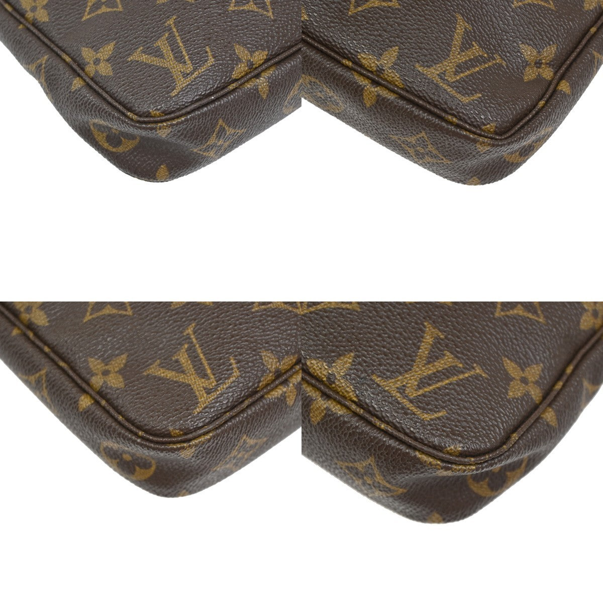 Louis Vuitton Pochette Accessoires Nm Monogram Canvas Brown Canvas Clutche & Pouche Bag (Pre-Owned)