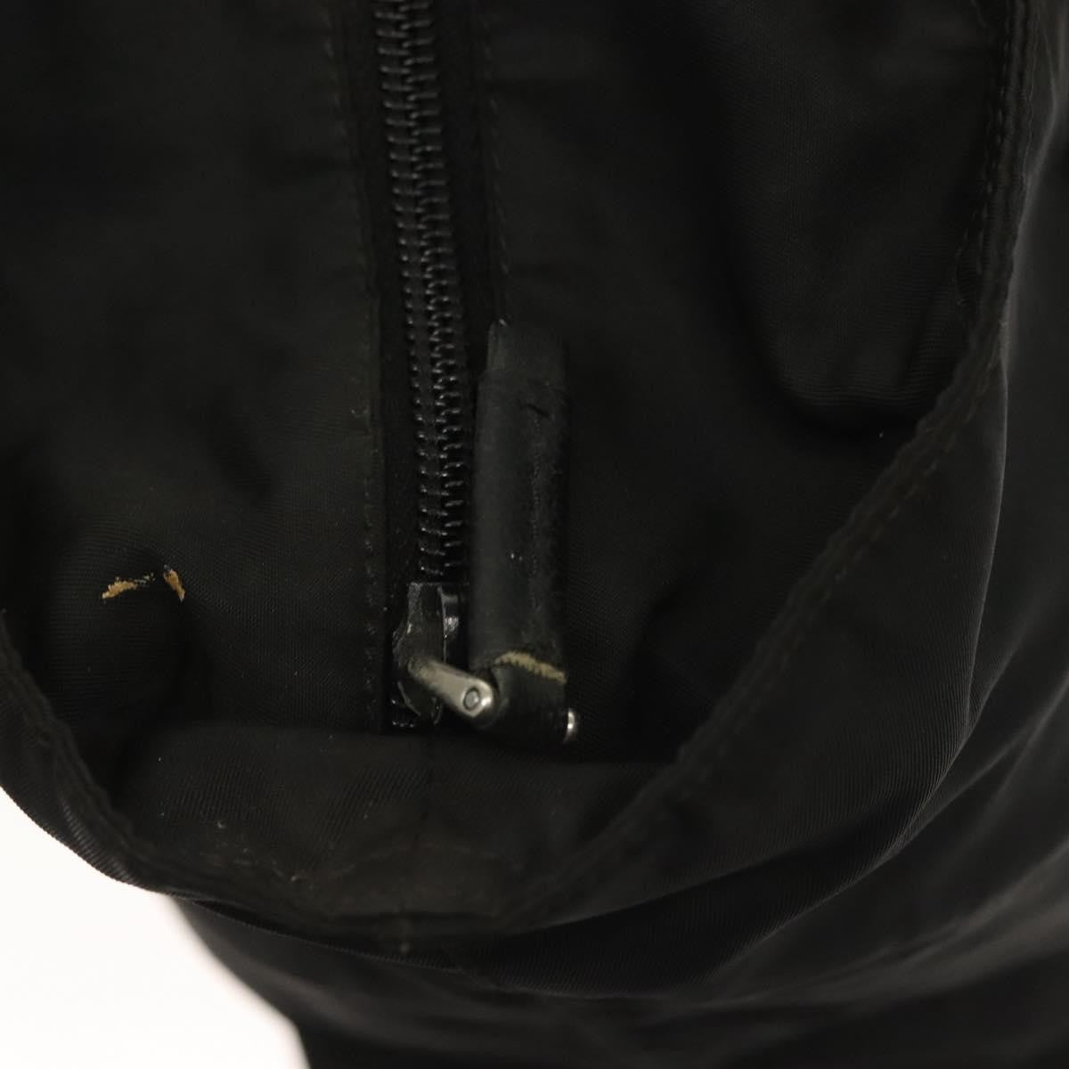 Prada Vintage Tote Tessuto Black Nylon Tote Bag Bag (Pre-Owned)